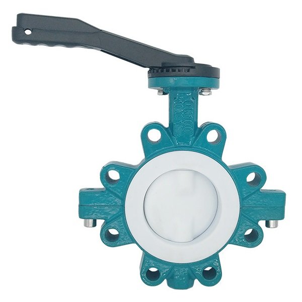 PFA PTFE FEP 衬里凸耳式蝶阀 衬氟凸耳式蝶阀-PFA/PTFE/FEP(图1)