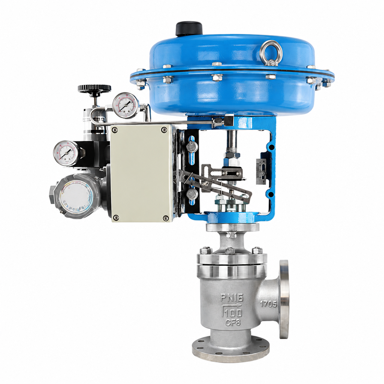 Thin film pneumatic angle regulating valve HPA-16C